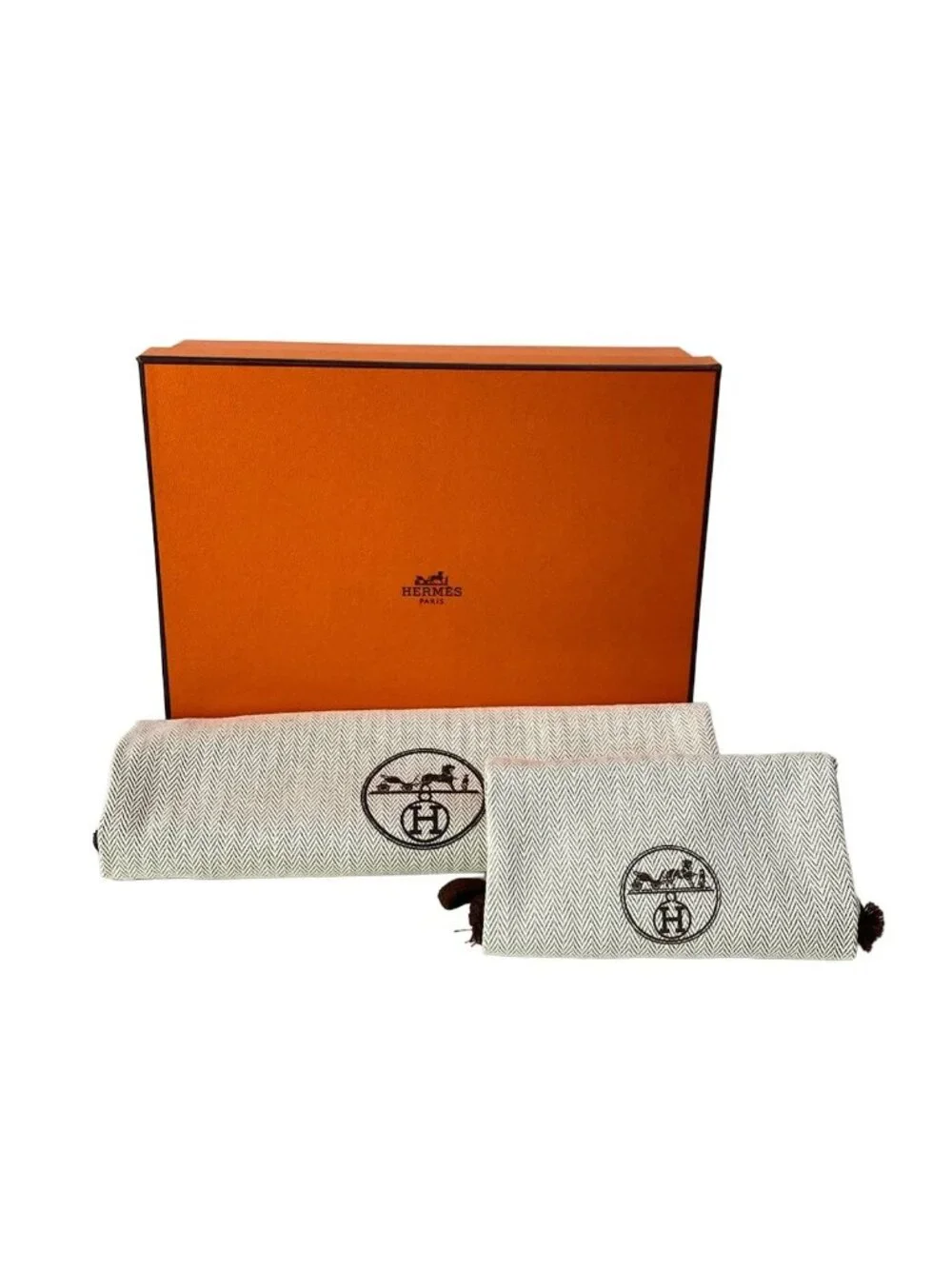 Hermes Shoulder Bag Evelyne TPM Amazon Maxi Quadrille Etoupe Silver
